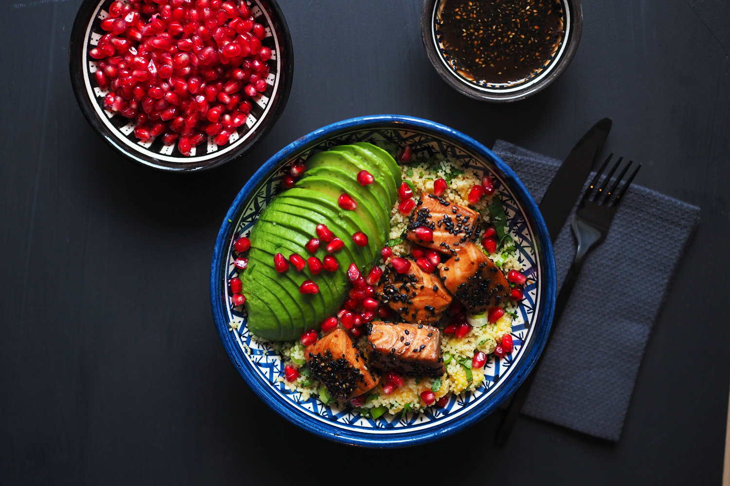 Lax med mango och couscous